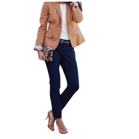 Banana Republic Pants - BANANA REPUBLIC SLOAN DARK WASH BLUE TWILL STRETCH CROP SKINNY PANTS